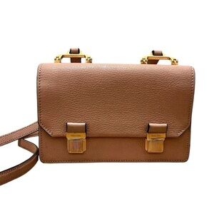 Miu Miu Pink nude crossbody bag leather